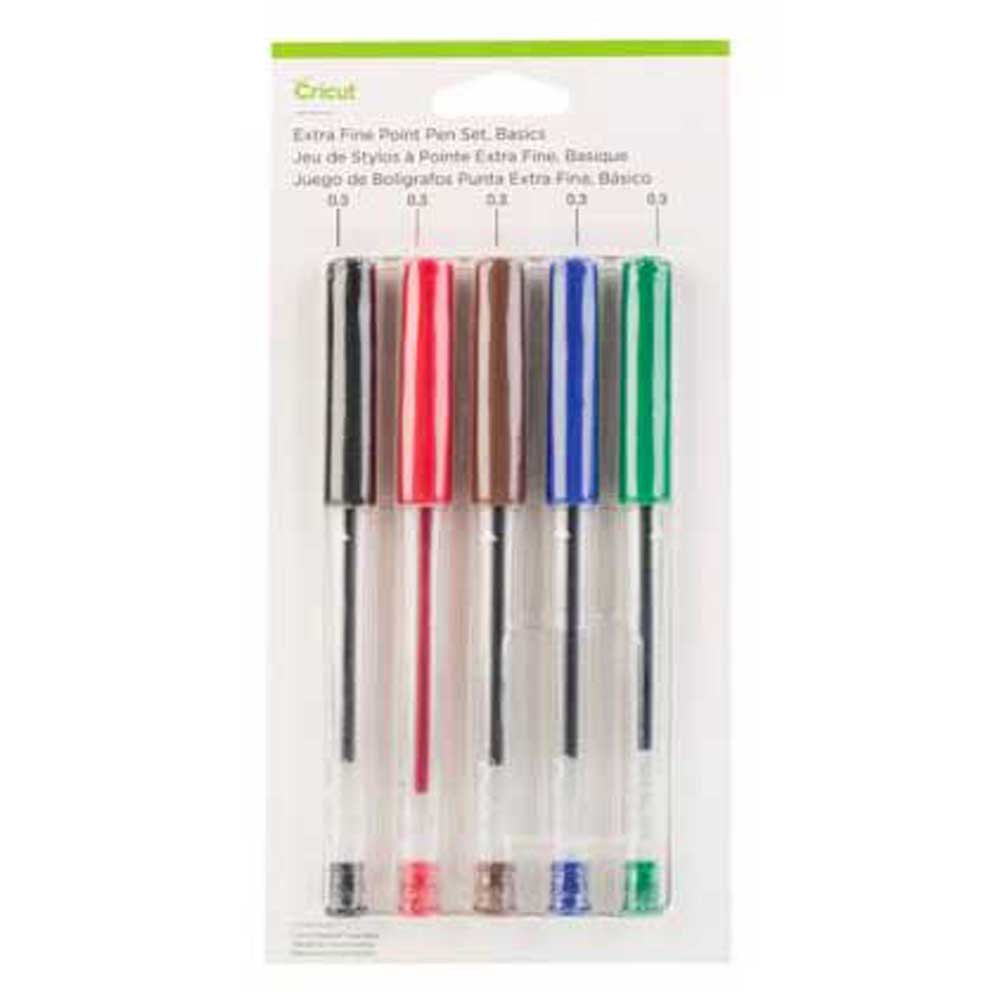 Cricut Explore/Maker Extra Fine Point Pen 0.3 mm 5 Units Multicolor